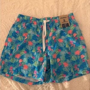 Chubbies Tropical Print Women's Shorts - Blue